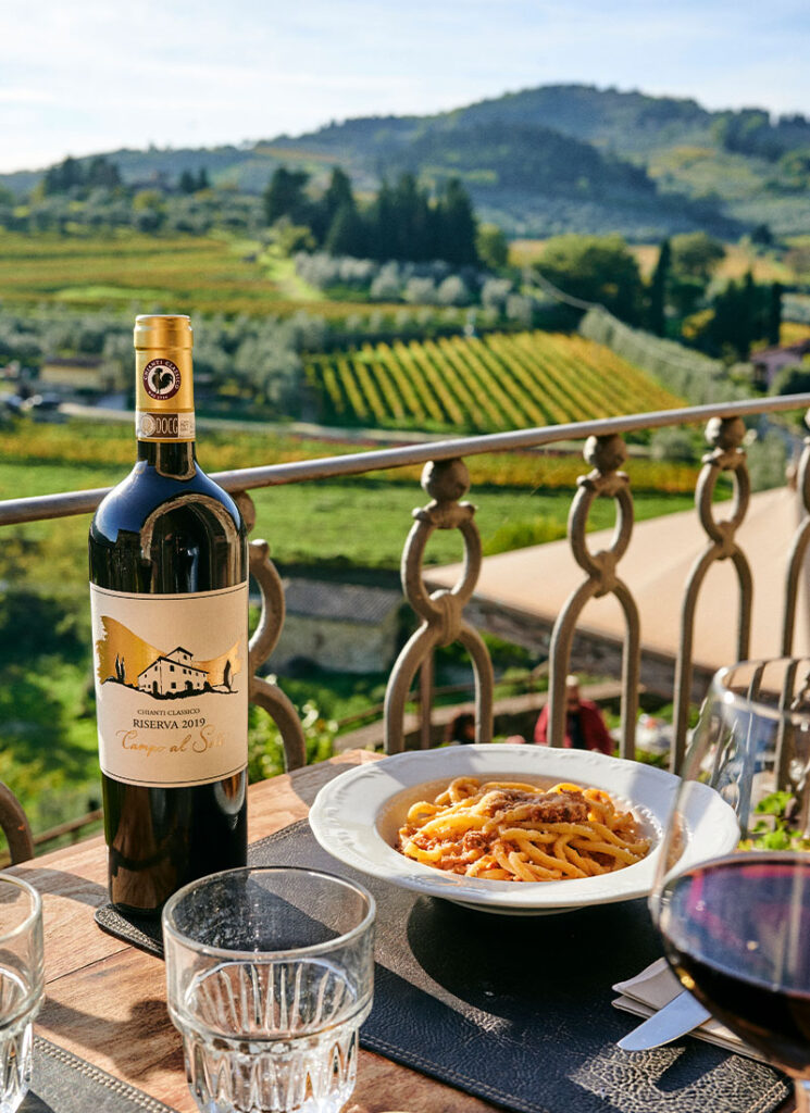 4 Trattoria con vista panoramica a Greve in Chianti